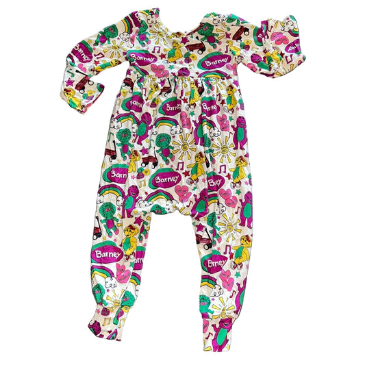 Purple Dinosaur Daywear Romper