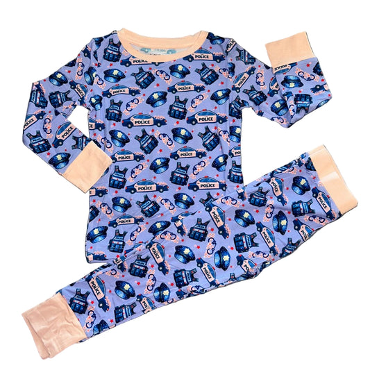Law Enforcement Officer (Purple) Long Sleeve Set