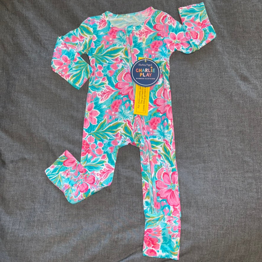 Tropical Flowers Convertible Zippy
