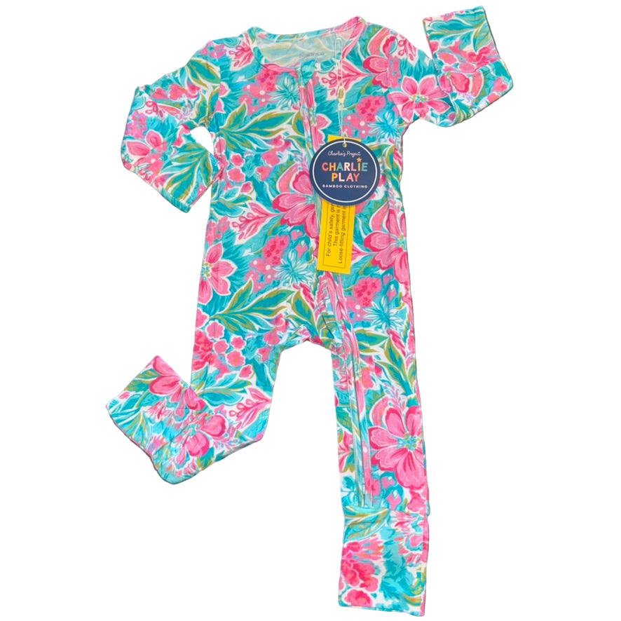 Tropical Flowers Convertible Zippy