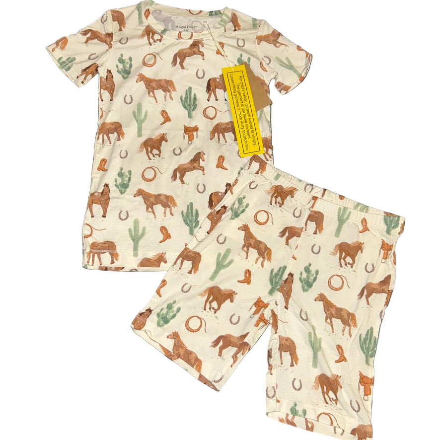 Western Horses - Uni Shorts Set