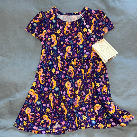 Lost Princess Short Sleeve Twirl Dress