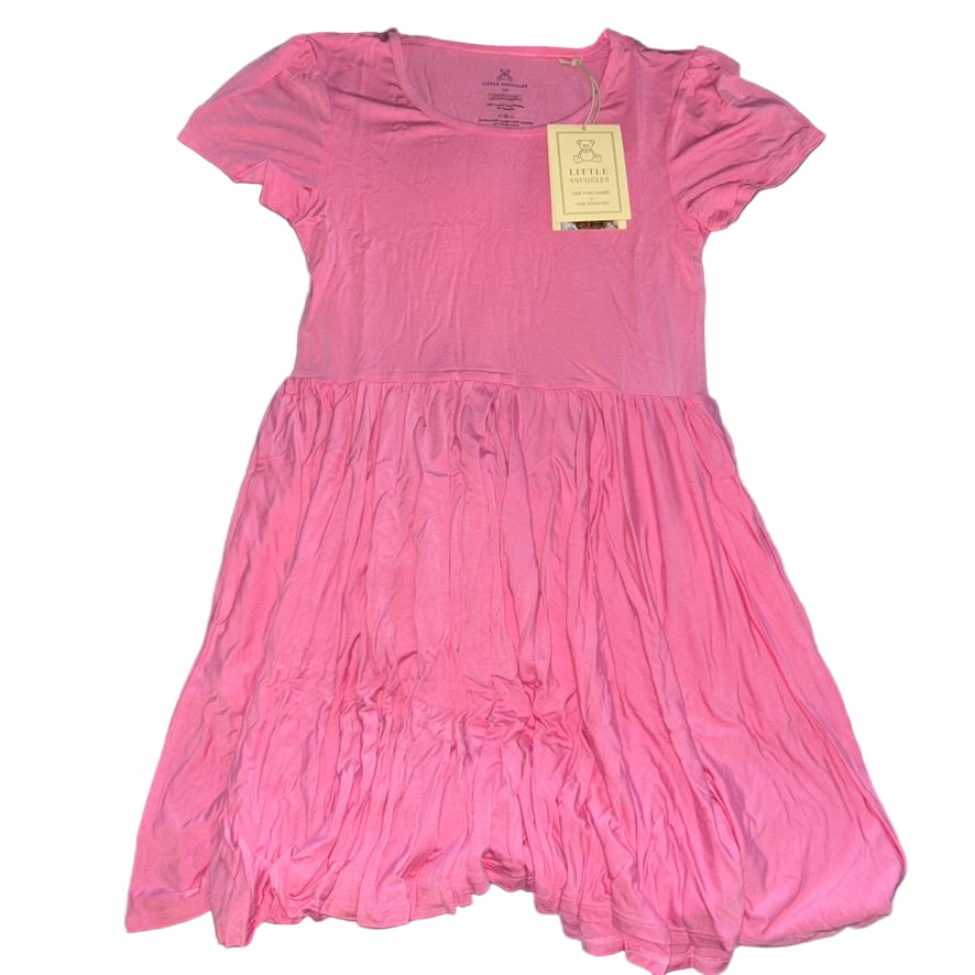 Bubblegum Short Sleeve Twirl Dress