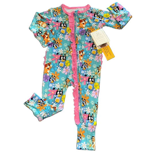 Happy Hounds Ruffled Convertible Zippy