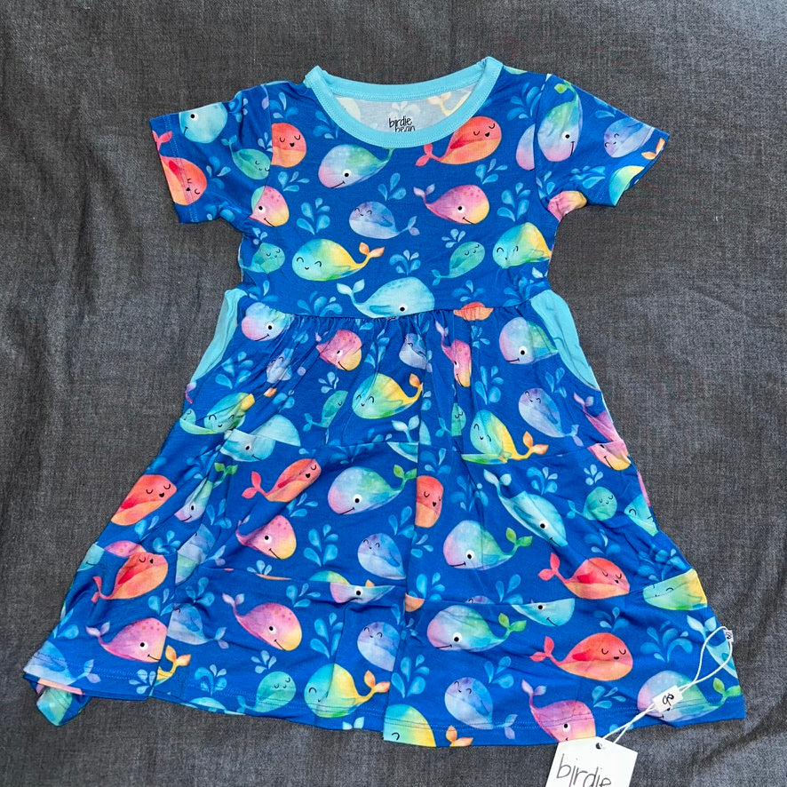 Moby Short Sleeve Twirl Dress