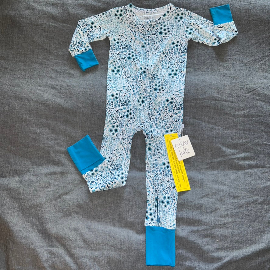 Blue Floral Convertible Zippy