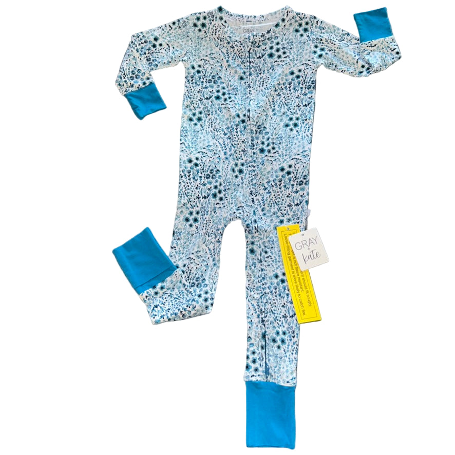 Blue Floral Convertible Zippy