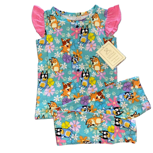 Happy Hounds Flutter Sleeve and Pants Set