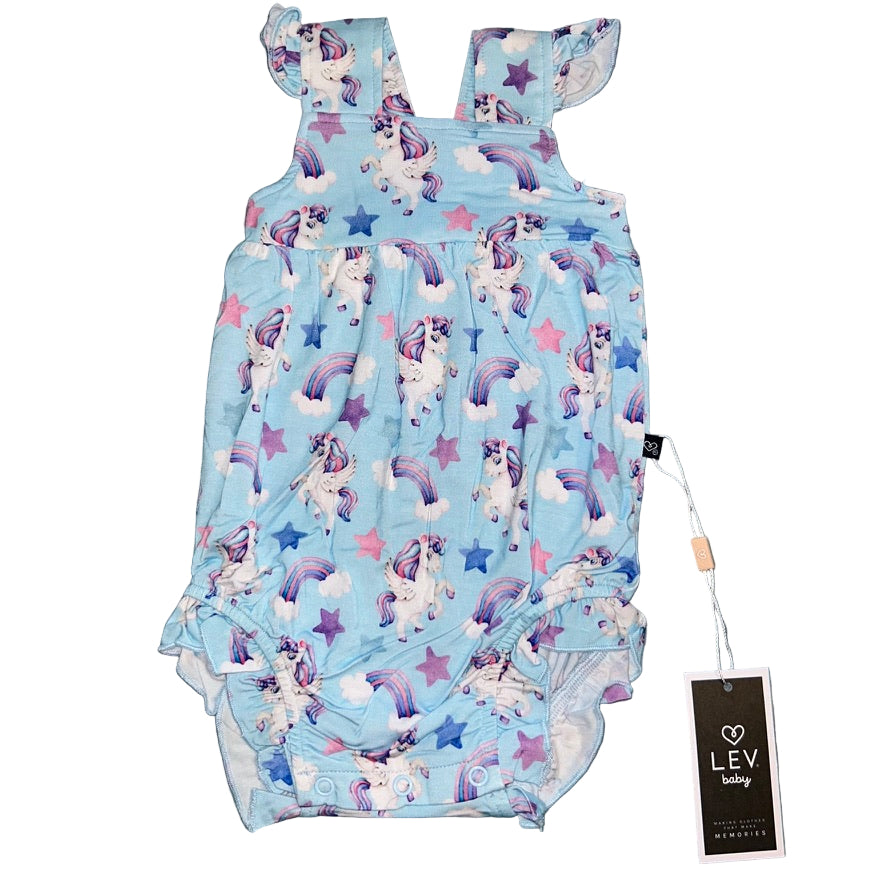 Hannah (Unicorns) Bubble Romper