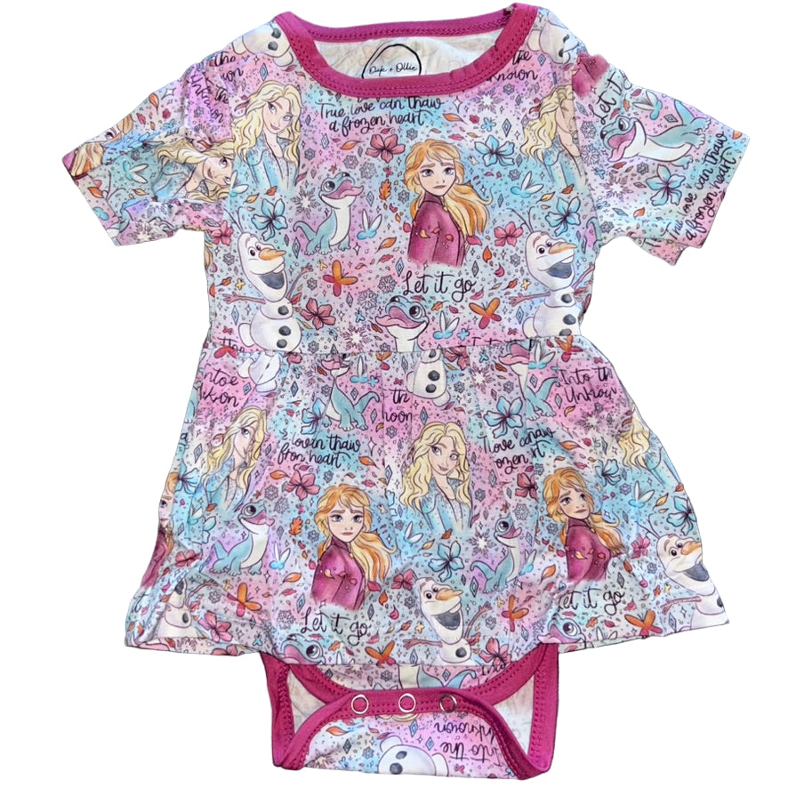 Arendelle Bodysuit Twirl Dress