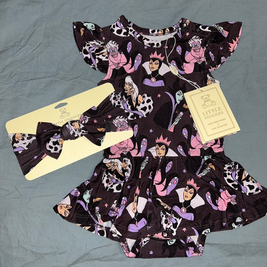 Evil Magic Bodysuit Twirl Dress