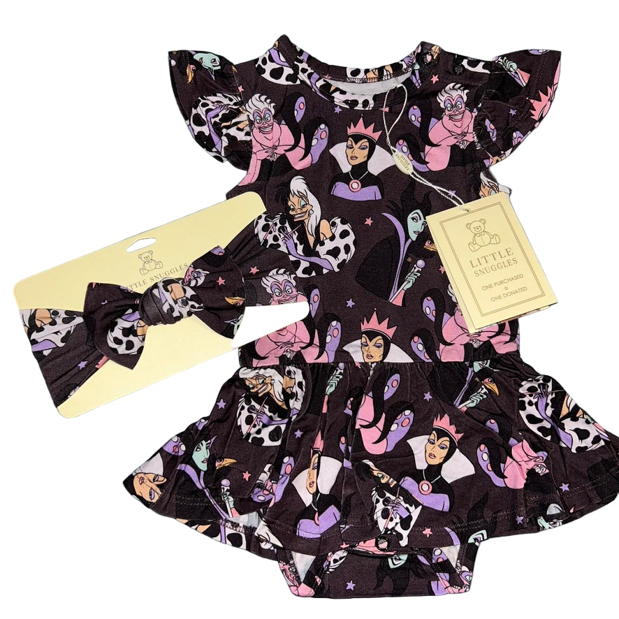 Evil Magic Bodysuit Twirl Dress