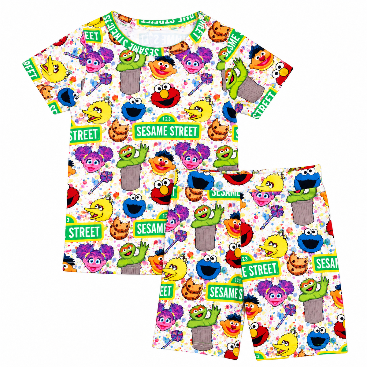 Sunny Celebration White Shorts Set