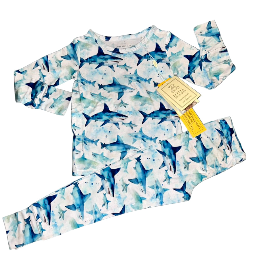 Shark Attack Long Sleeve Set