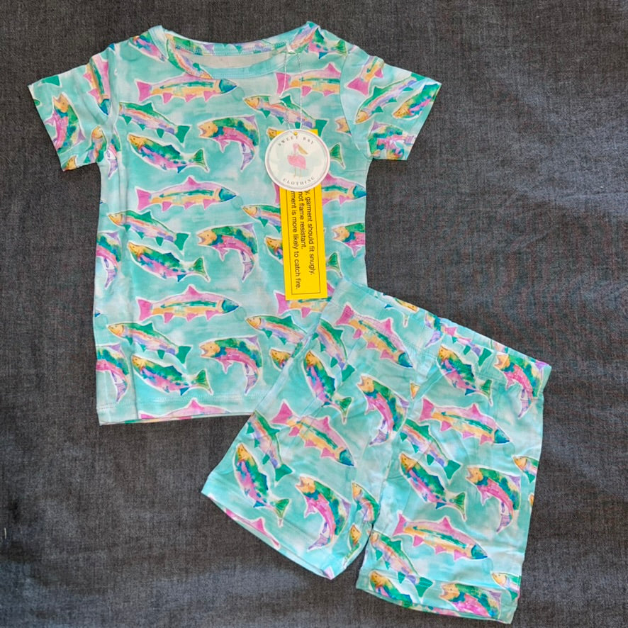 Fish Shorts Set