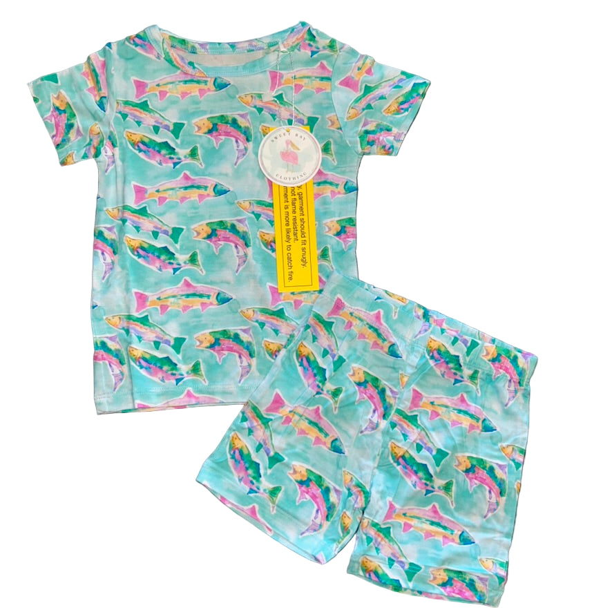 Fish Shorts Set