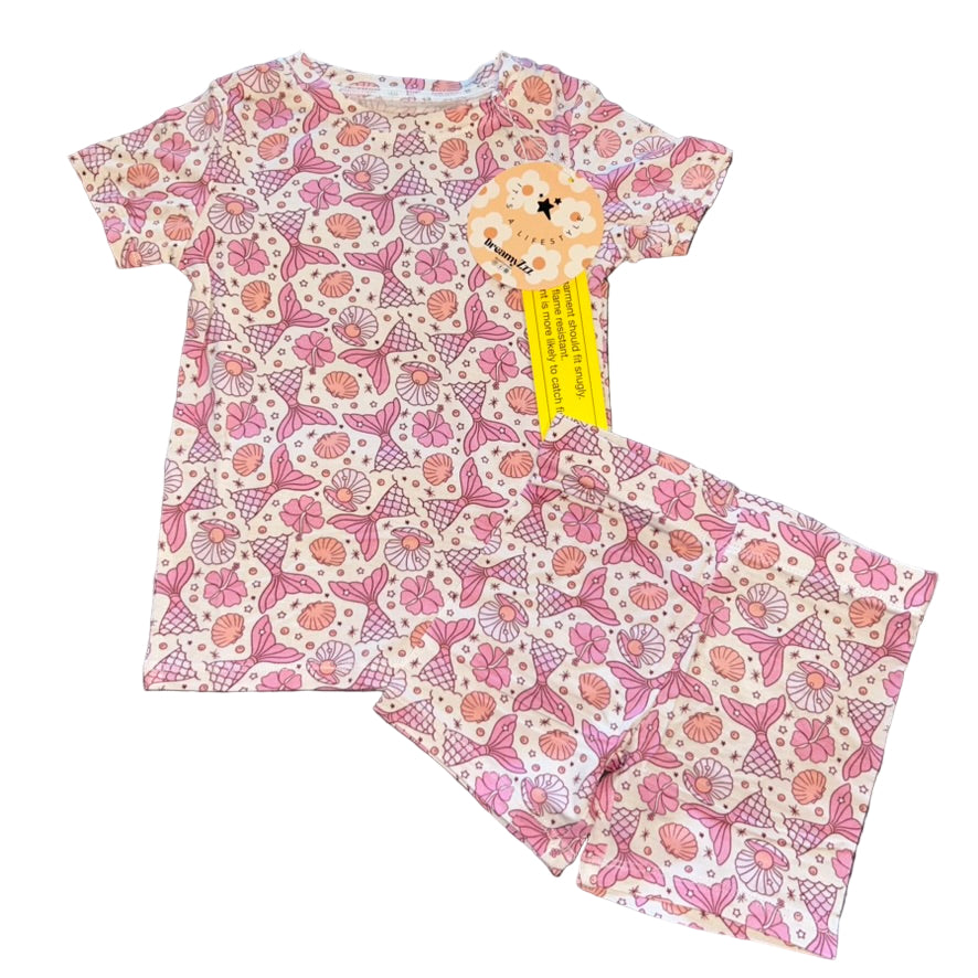 Magical Mermaid Shorts Set