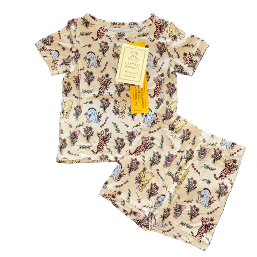 Flowers for Pooh Shorts Set