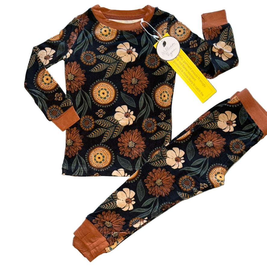 Boho Floral Long Sleeve Set