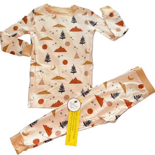 Montana Mountains Long Sleeve Set