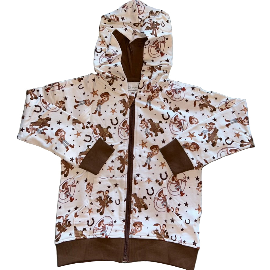 Bullseye Zip Up Hoodie Sweatshirt