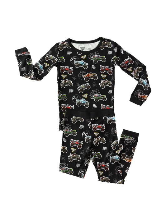 Monster Jam Halloween Long Sleeve Set