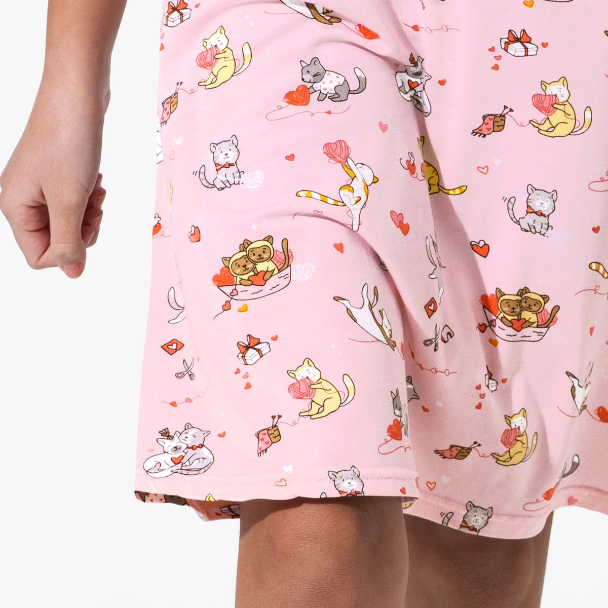 Love Kittens Long Sleeve Dress