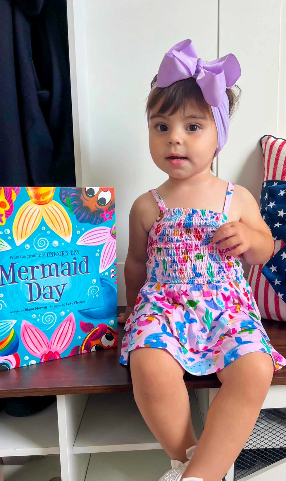 Magical Mermaids Smocked Bodysuit Twirl Dress