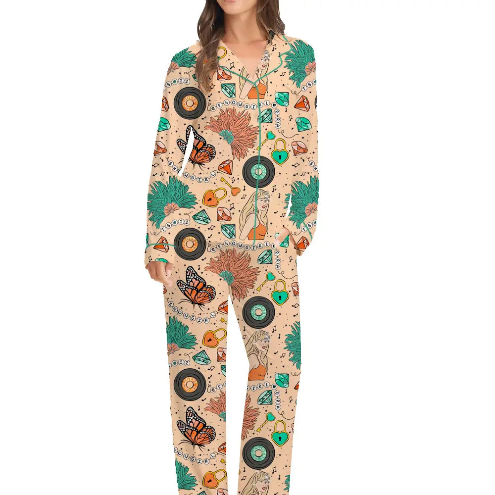 Life Of A Showgirl Long Sleeve Women's Lounge Set (PRE-SALE)