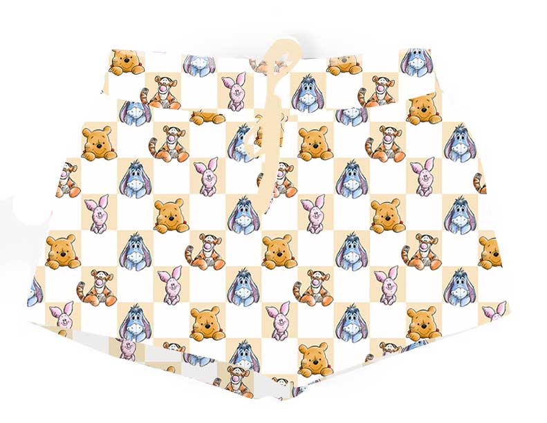 Pooh Blocks Women's Shorts