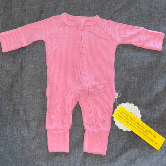 Bella Pink Ribbed Convertible Zippy