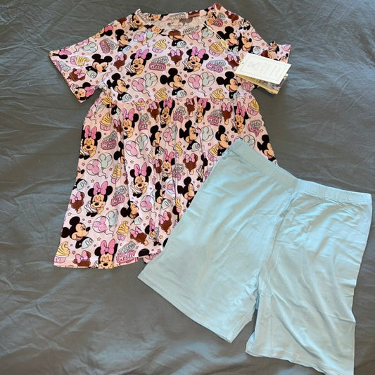 Mini Sweets Peplum Top and Shorts Set