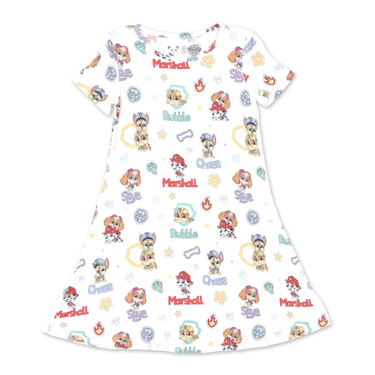 Paw Patrol: Playful Pups Short Sleeve Dress