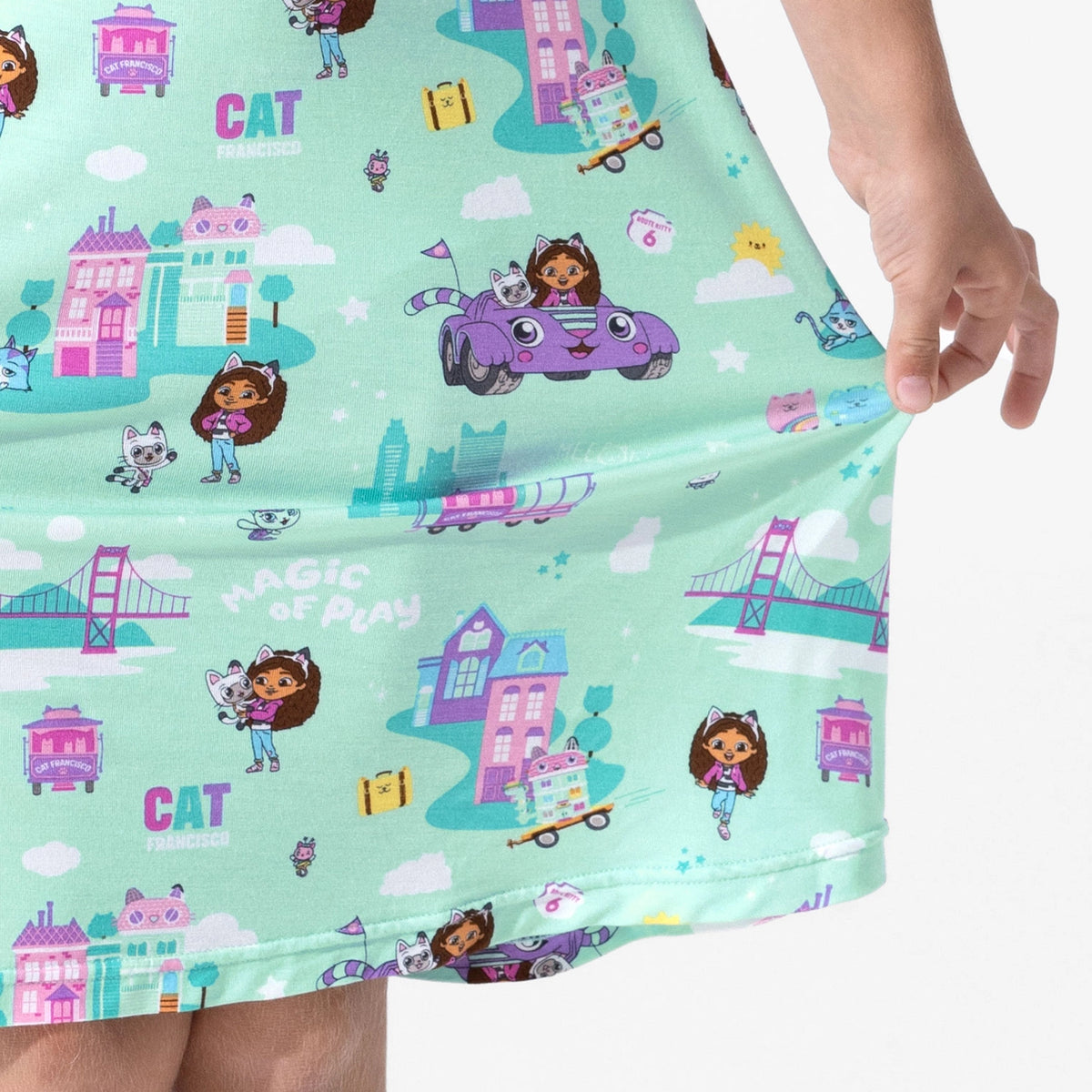 Gabby's Dollhouse: Cat Francisco Short Sleeve Dress