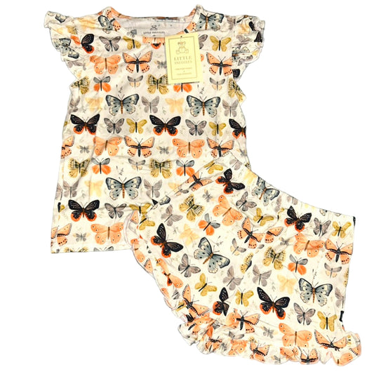 Wings of a Butterfly Flutter Sleeve and Shorts Set