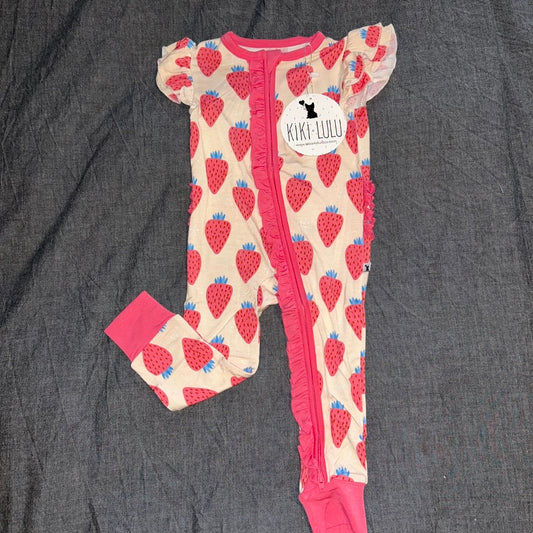 You're My Jam Strawberry Romper