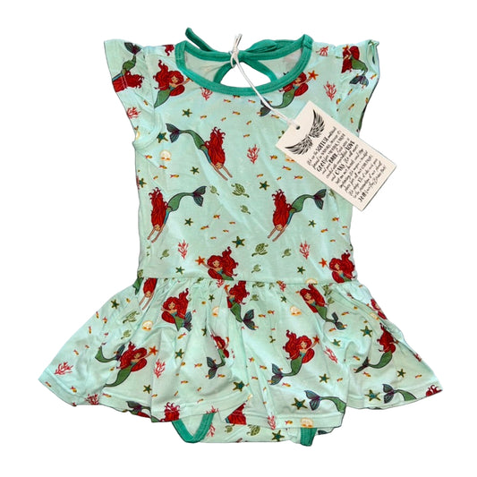 Brilliant-Sea Mermaids Bodysuit Twirl Dress