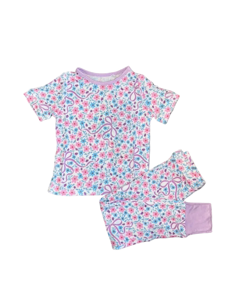 Floral Keepsake Short Sleeve Set