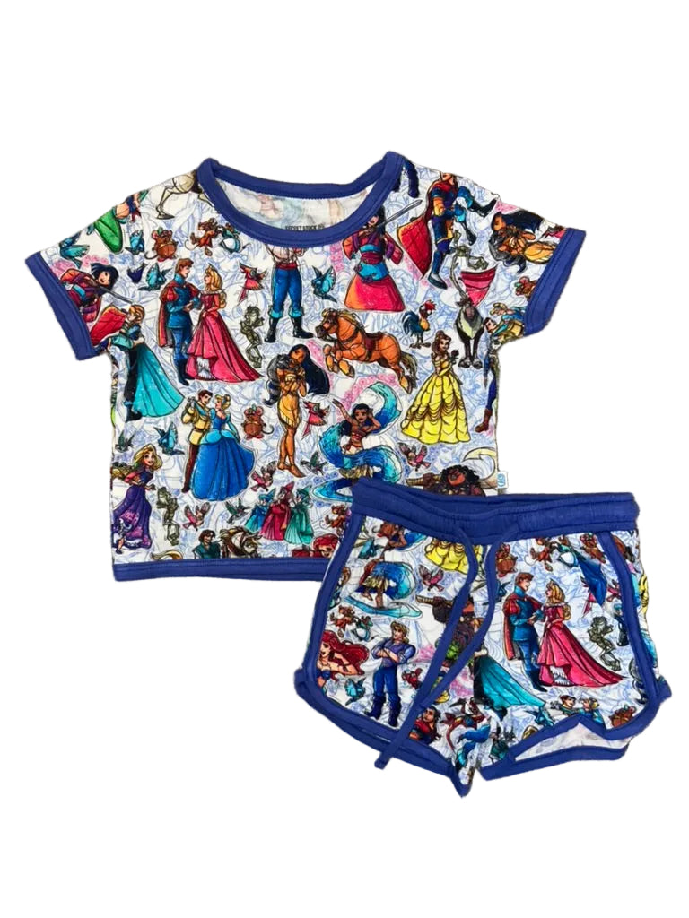 Enchanted Doodles Daywear Shorts Set