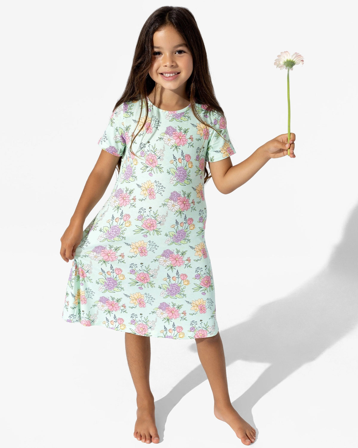 Petals & Posies Short Sleeve Dress