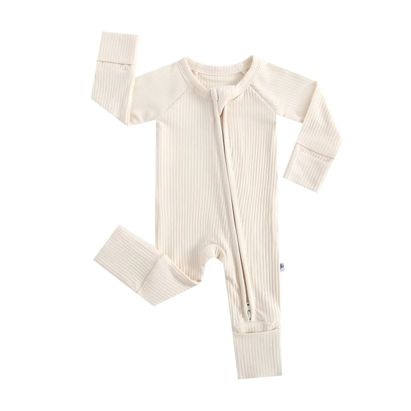Oatmeal Ribbed Convertible Zippy