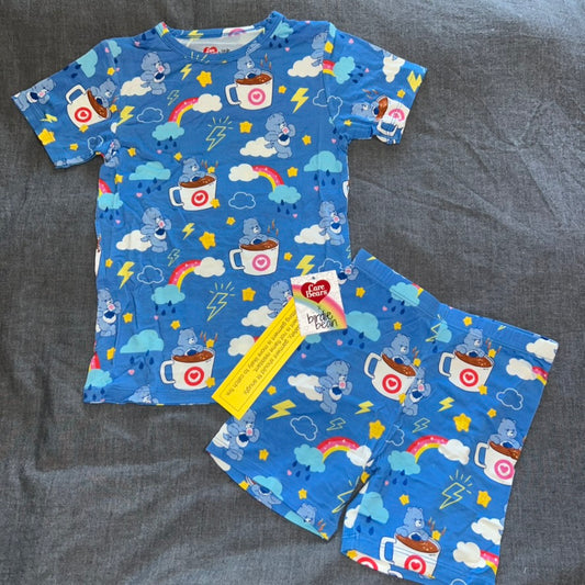 Care Bears Grumpy Coffee Shorts Set