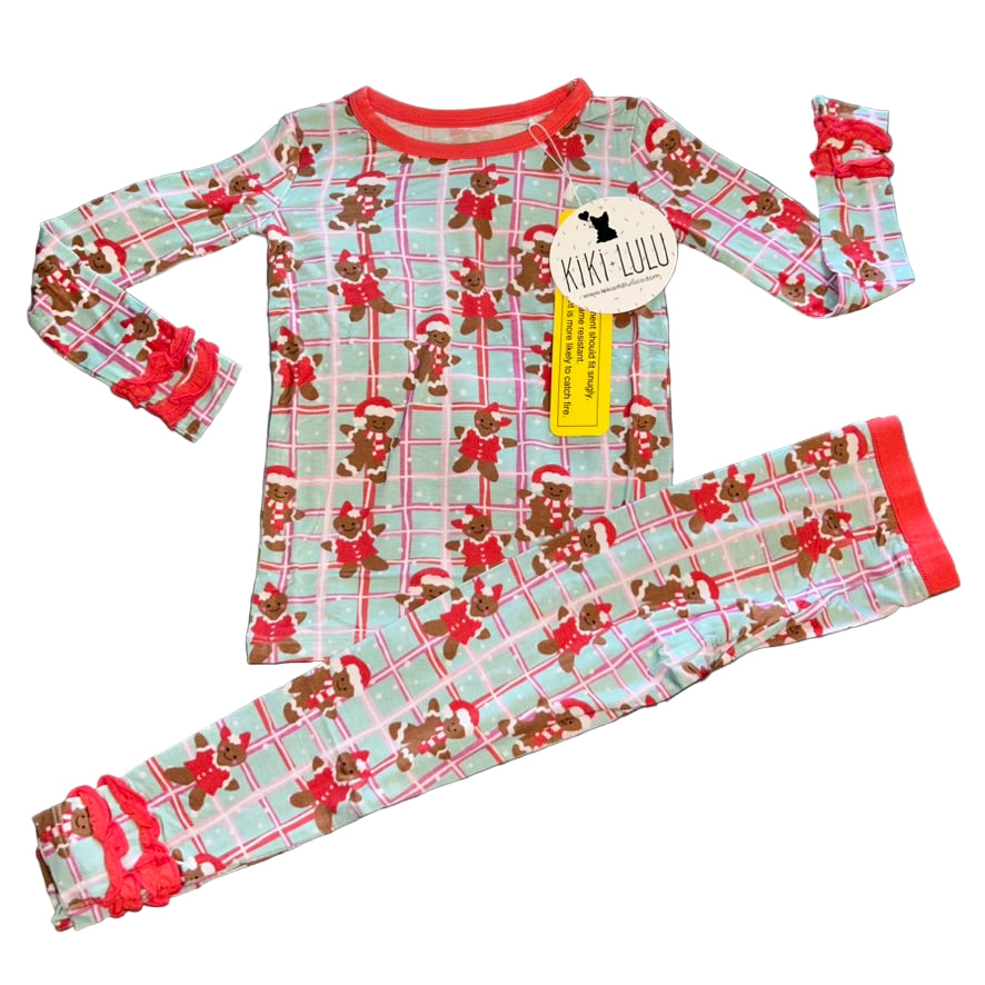 Ginger All the Way Ruffled Long Sleeve Set