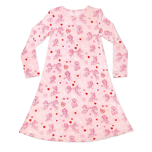 Paw Patrol: Love Paws Pink Long Sleeve Dress