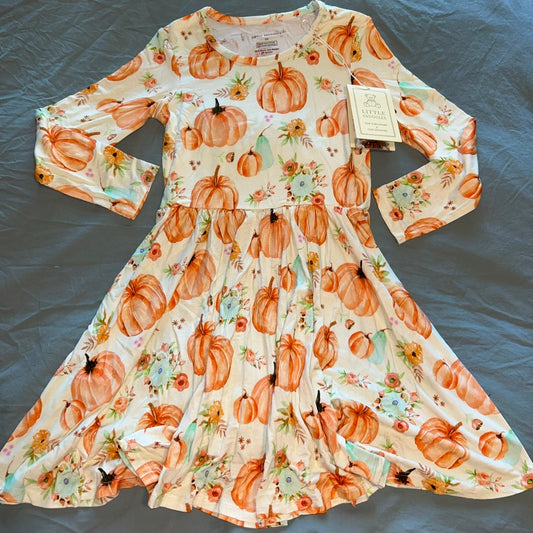 Hello Gourdgeous Long Sleeve Twirl Dress