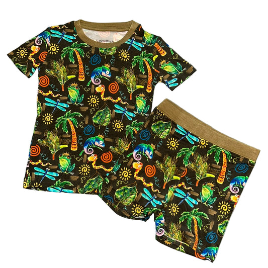 Royal Jungle Clan Shorts Set