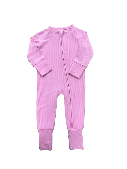 Pink Ribbed Convertible Zippy