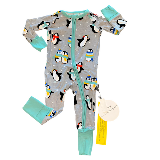 Gray Penguin Party Convertible Zippy