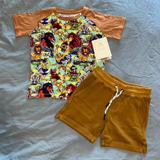Lions Play Daywear Shorts Set