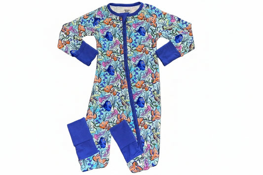 Shark Food (Royal Blue) Convertible Zippy